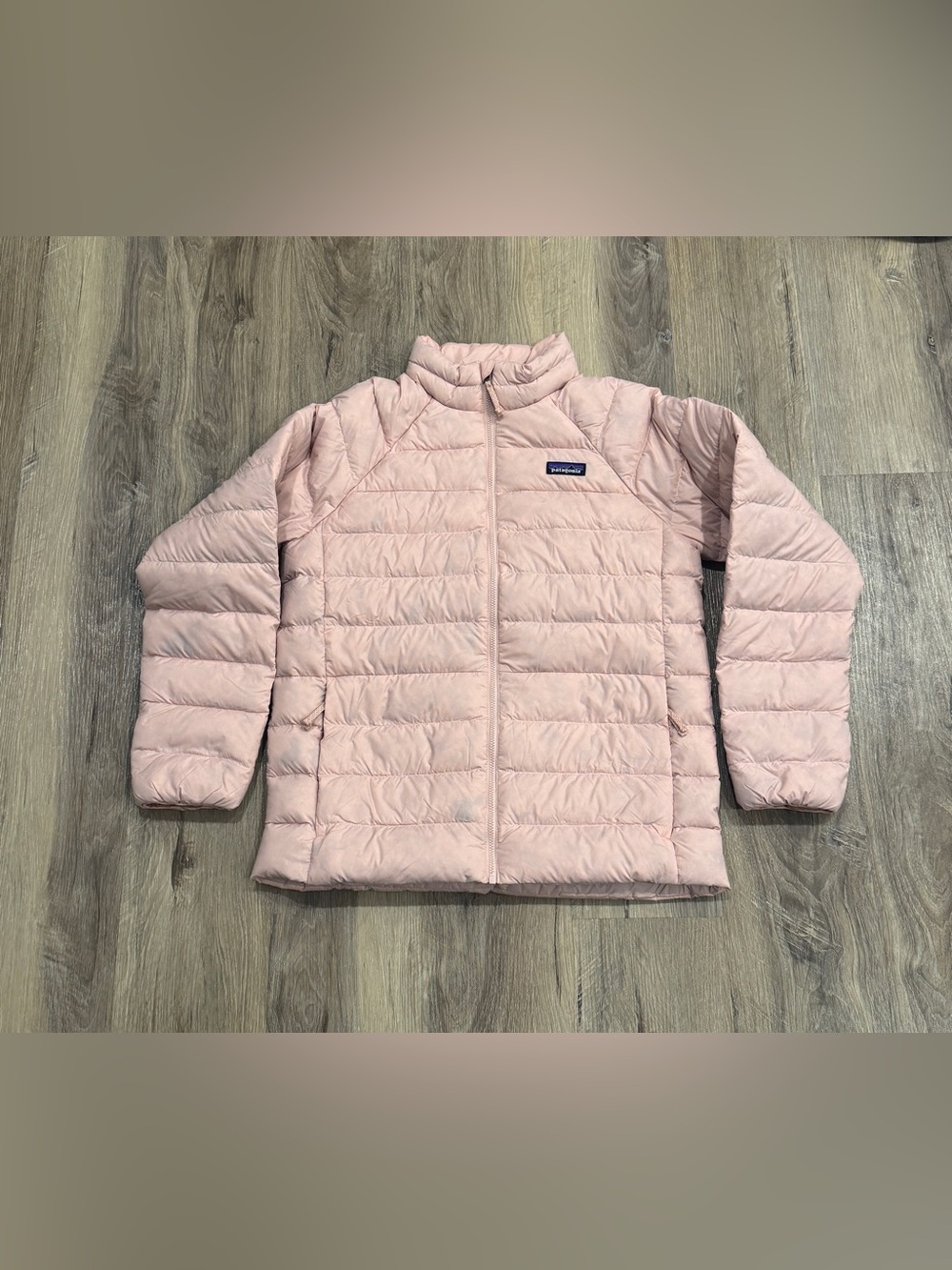Patagonia Kids Pink Down Sweater Jacket